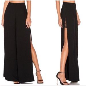 LOVERS + FRIENDS Calista Black Split Pants